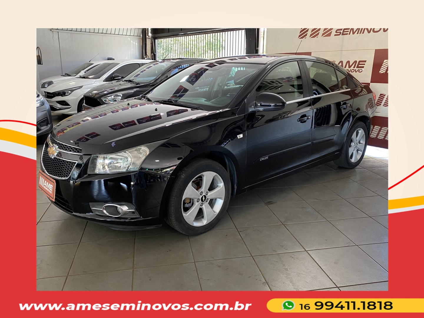 CHEVROLET CRUZE 1.8 LT 16V FLEX 4P AUTOMÁTICO 2014