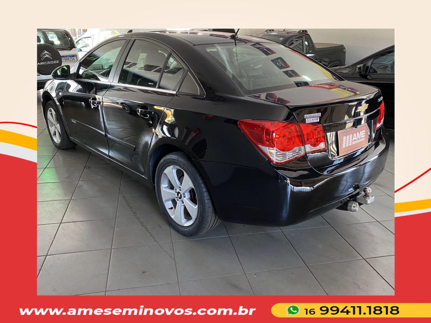 CHEVROLET CRUZE 1.8 LT 16V FLEX 4P AUTOMÁTICO 2014