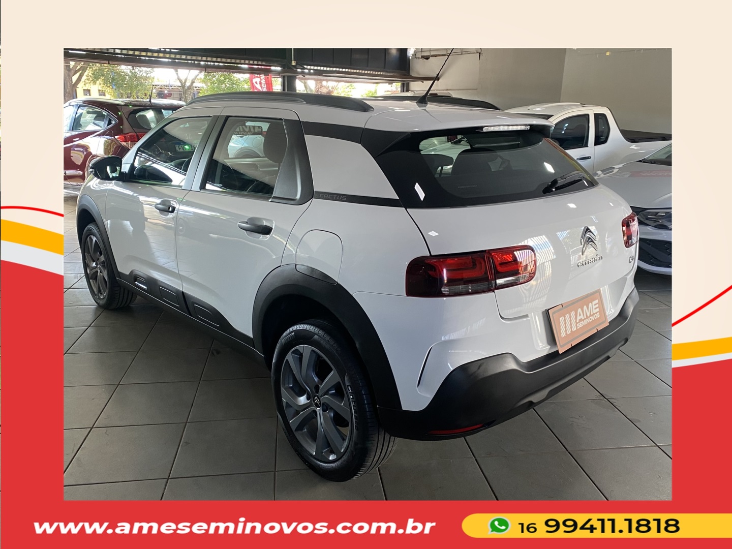 CITROEN C4 CACTUS 1.6 VTI 120 FLEX FEEL EAT6 2022