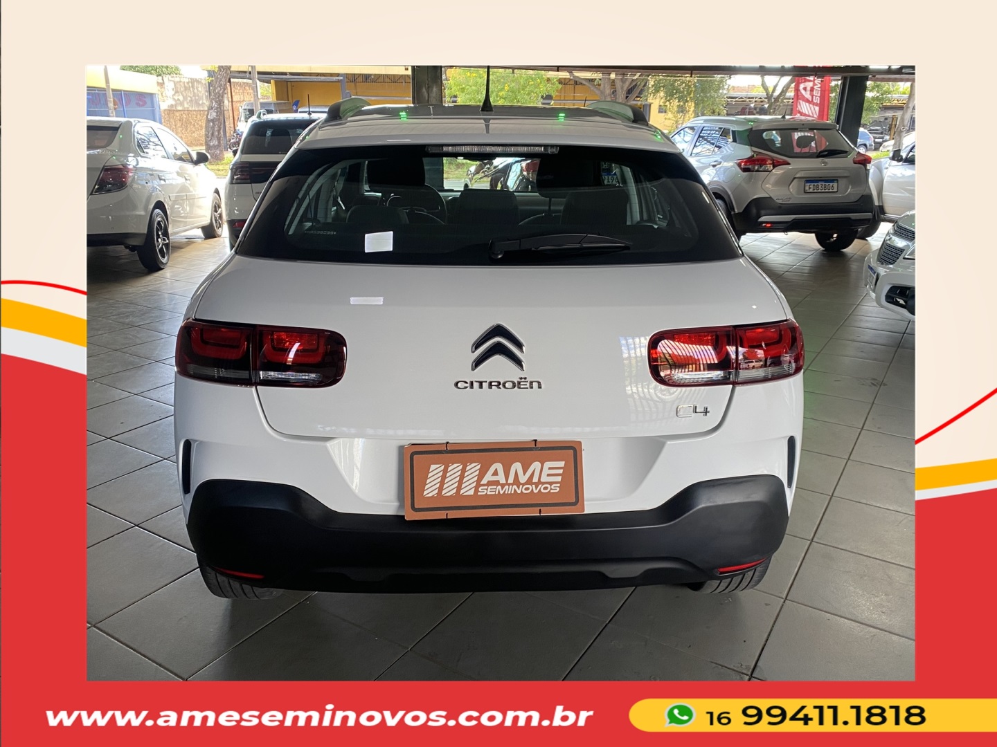 CITROEN C4 CACTUS 1.6 VTI 120 FLEX FEEL EAT6 2022