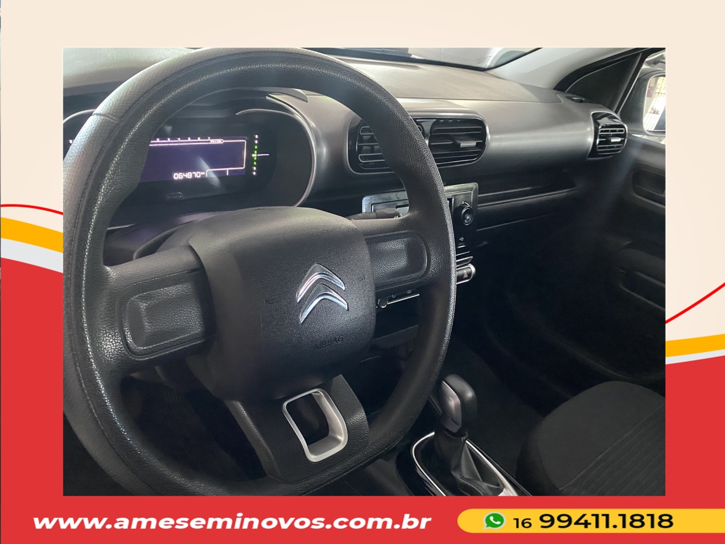 CITROEN C4 CACTUS 1.6 VTI 120 FLEX FEEL EAT6 2022