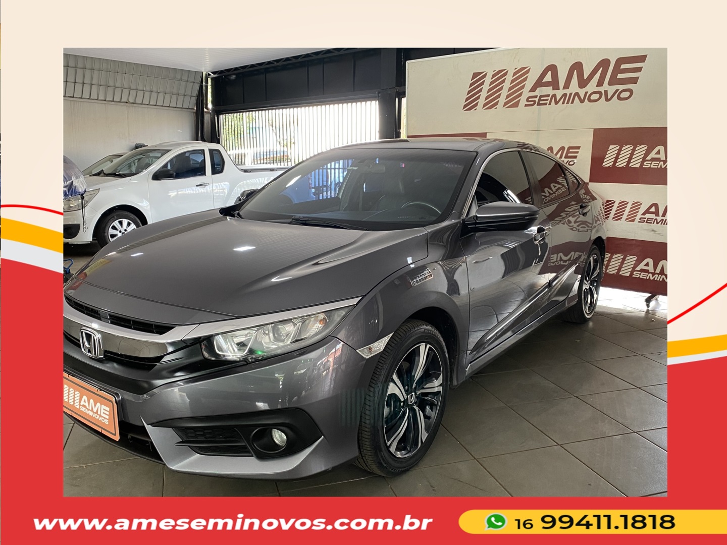 HONDA CIVIC 2.0 16V FLEXONE EX 4P CVT 2018