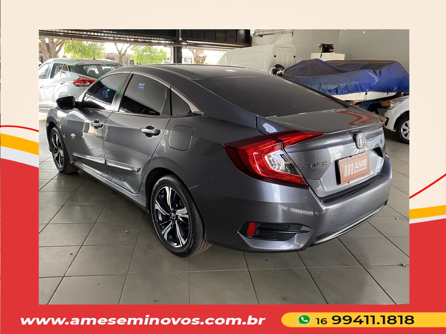 HONDA CIVIC 2.0 16V FLEXONE EX 4P CVT 2018