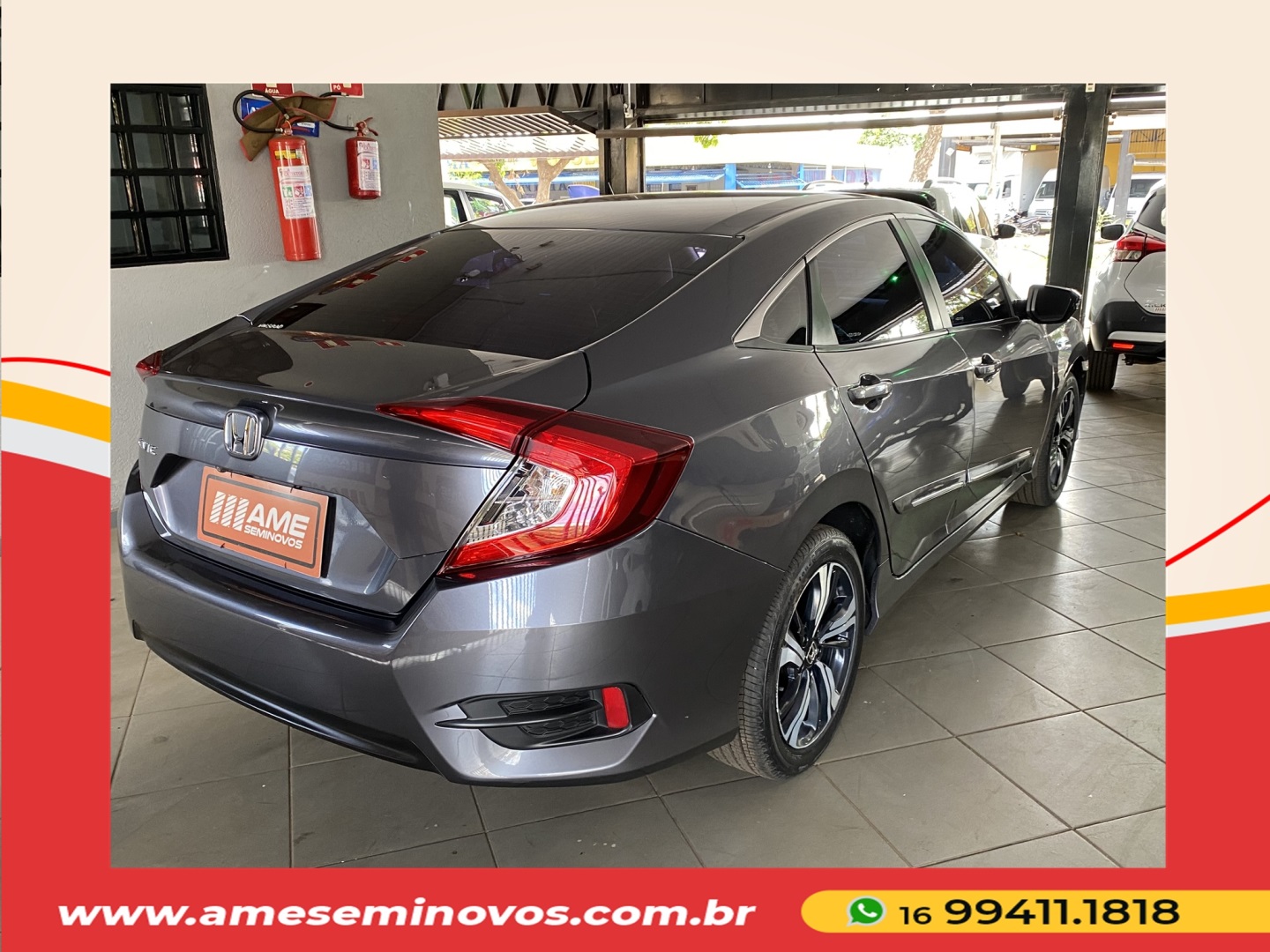 HONDA CIVIC 2.0 16V FLEXONE EX 4P CVT 2018