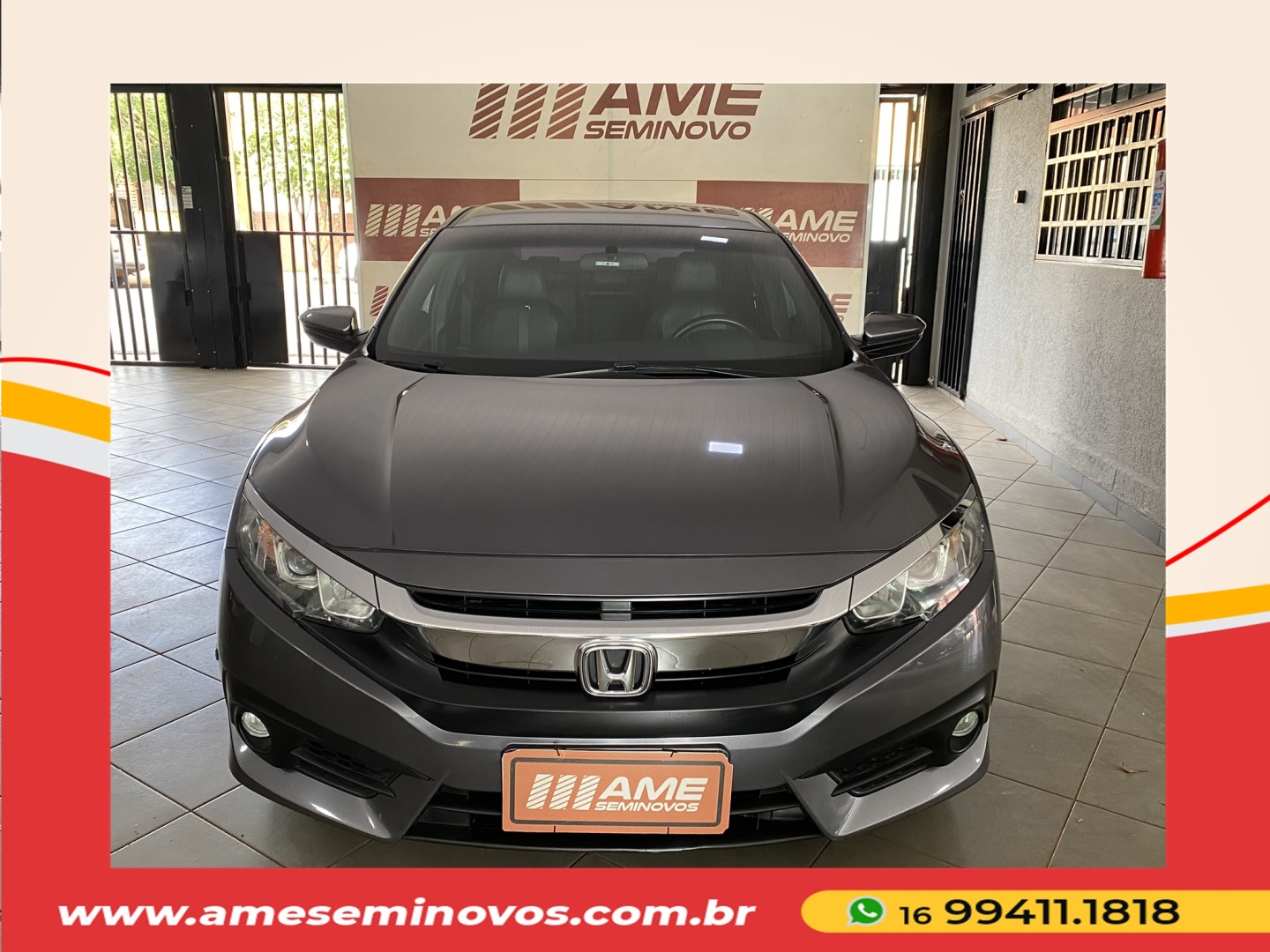 HONDA CIVIC 2.0 16V FLEXONE EX 4P CVT 2018