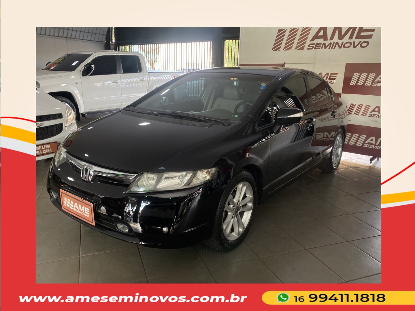 HONDA CIVIC 1.8 LXS 16V FLEX 4P MANUAL 2007