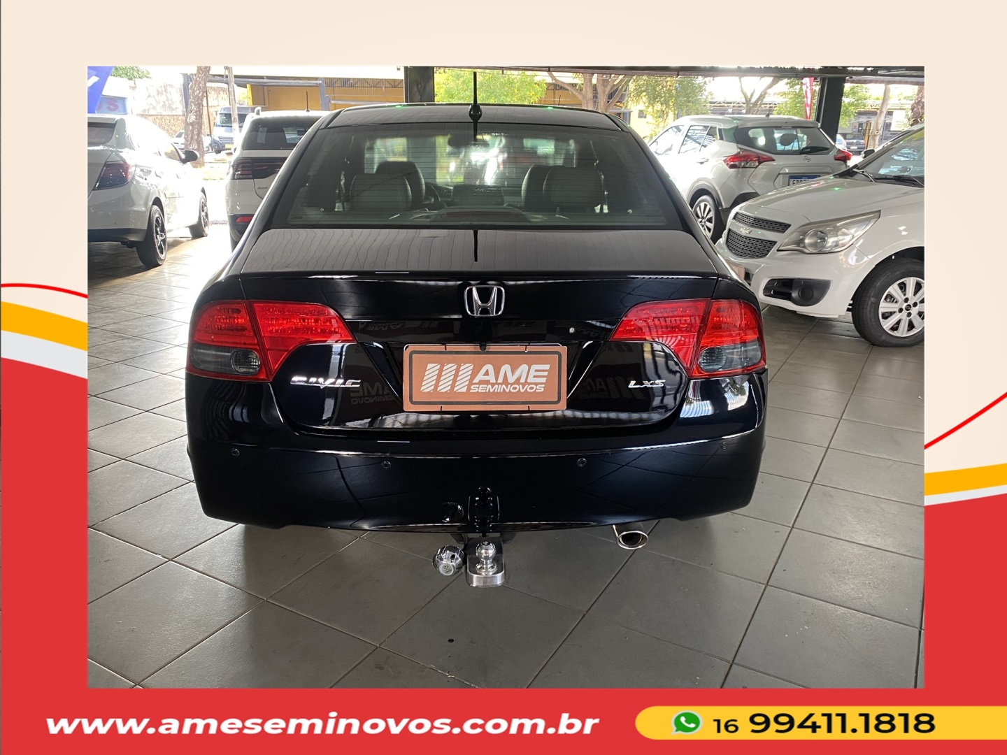 HONDA CIVIC 1.8 LXS 16V FLEX 4P MANUAL 2007