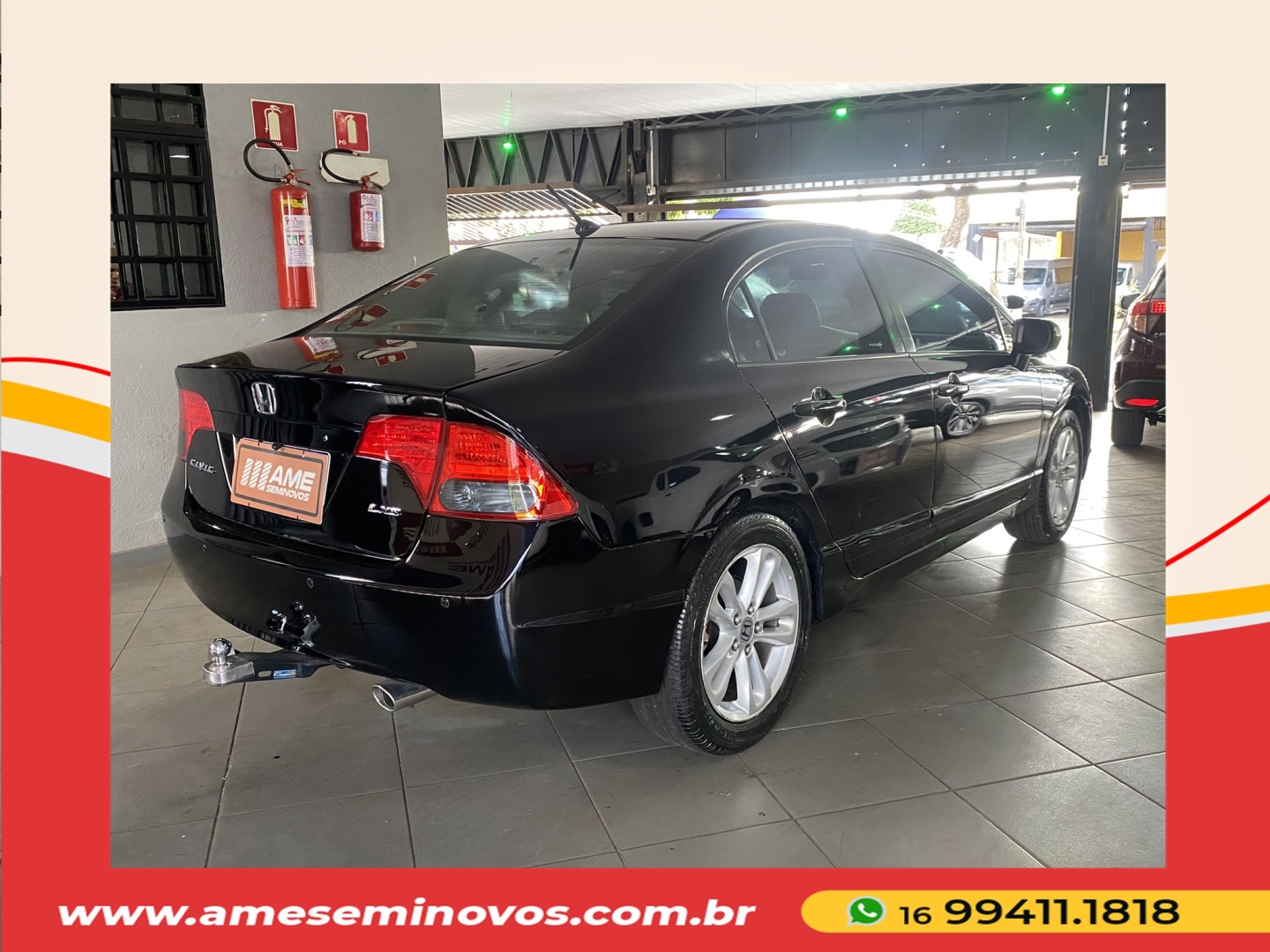 HONDA CIVIC 1.8 LXS 16V FLEX 4P MANUAL 2007
