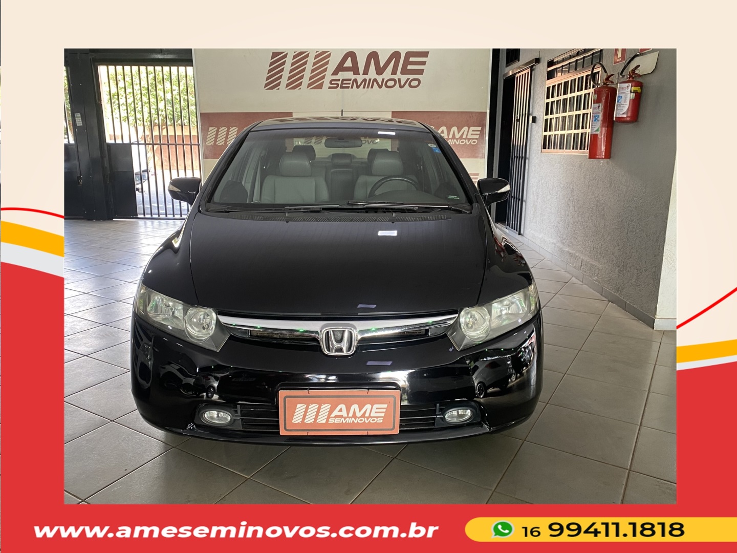 HONDA CIVIC 1.8 LXS 16V FLEX 4P MANUAL 2007