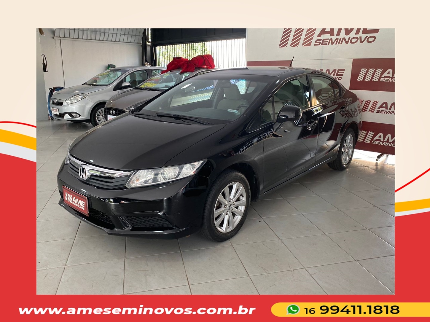 HONDA CIVIC 1.8 LXS 16V FLEX 4P AUTOMÁTICO 2016