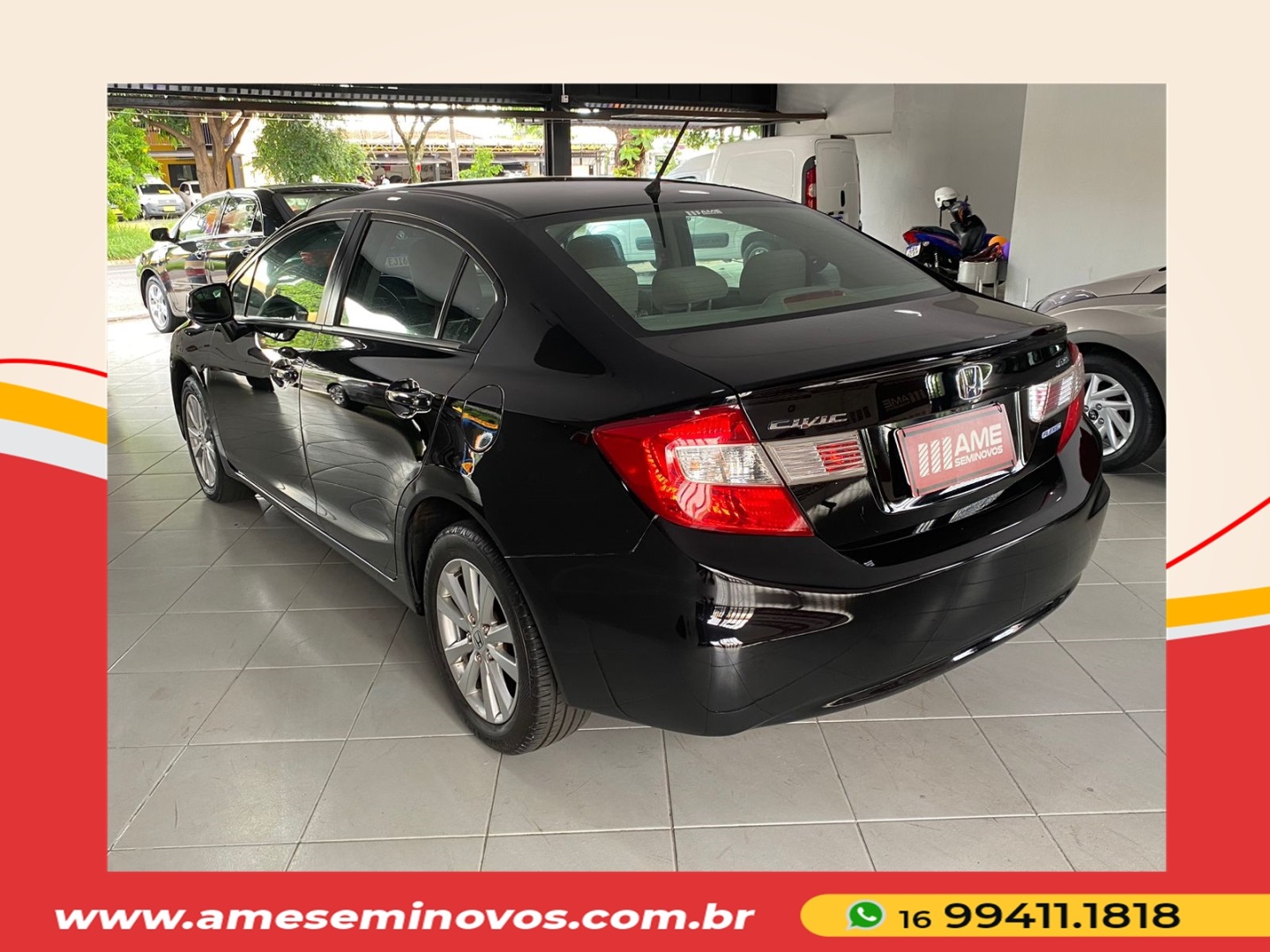 HONDA CIVIC 1.8 LXS 16V FLEX 4P AUTOMÁTICO 2016