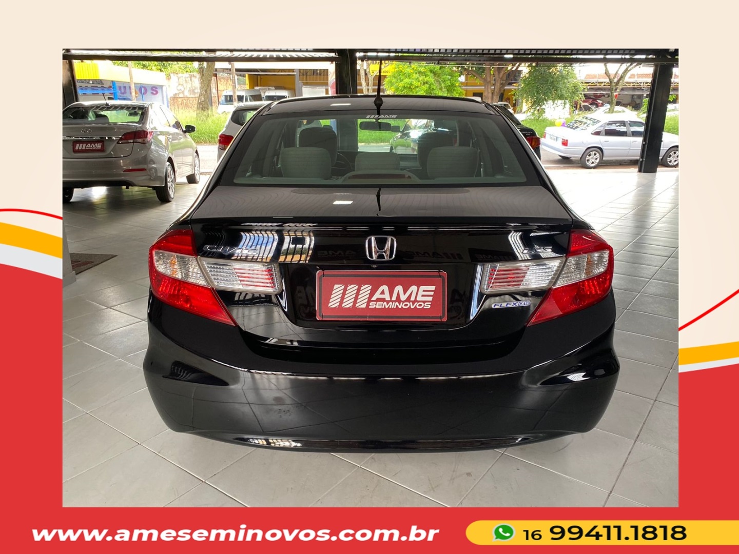 HONDA CIVIC 1.8 LXS 16V FLEX 4P AUTOMÁTICO 2016