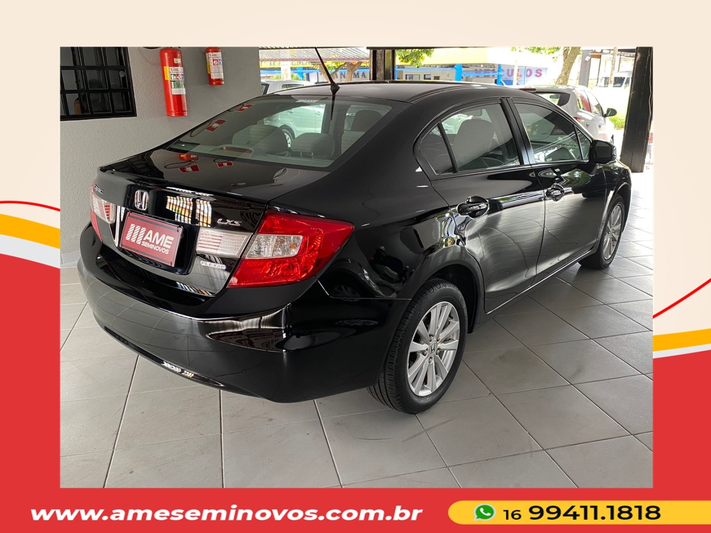 HONDA CIVIC 1.8 LXS 16V FLEX 4P AUTOMÁTICO 2016