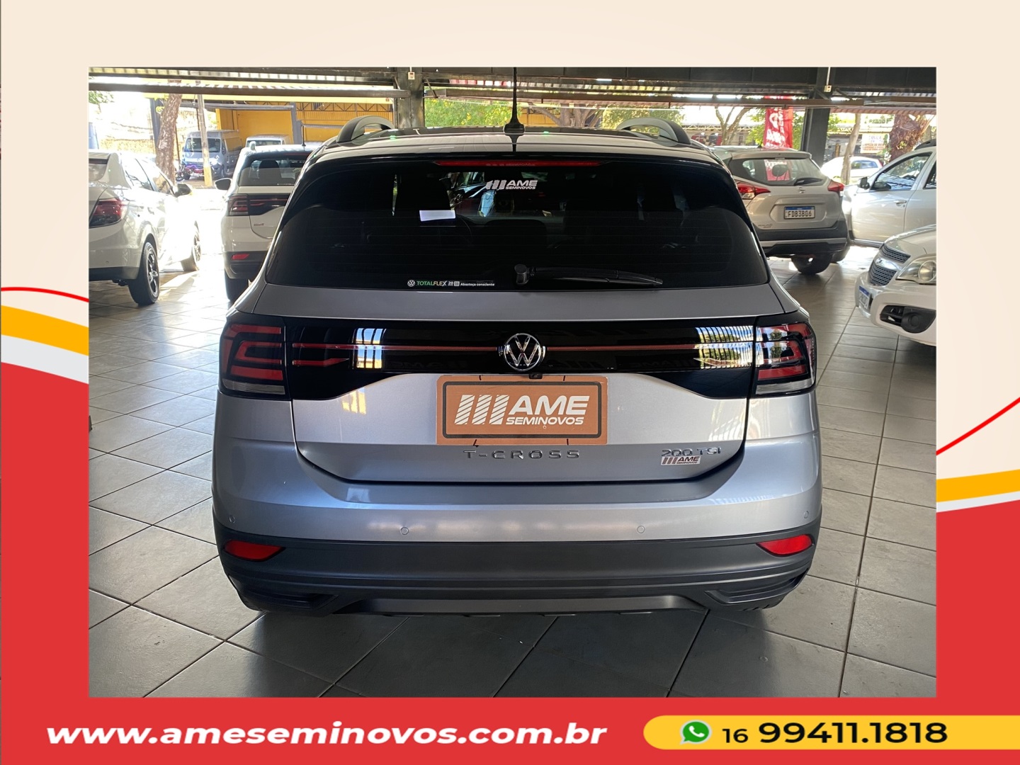 VOLKSWAGEN T-CROSS 1.0 200 TSI TOTAL FLEX AUTOMÁTICO 2024