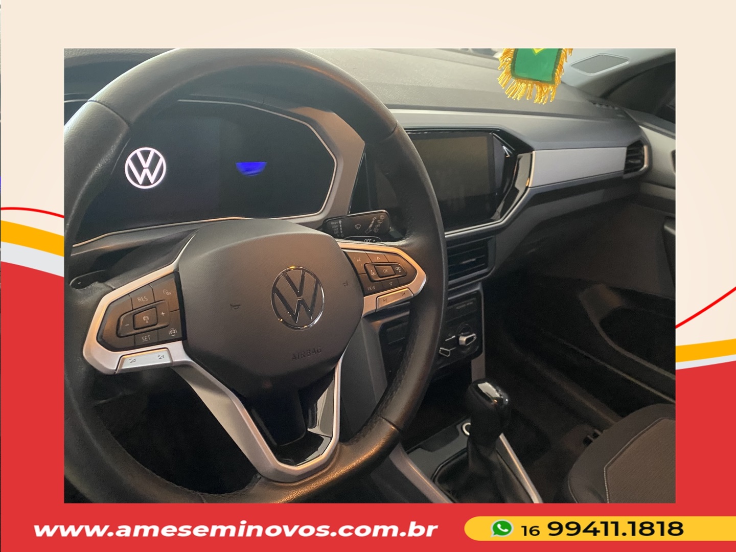 VOLKSWAGEN T-CROSS 1.0 200 TSI TOTAL FLEX AUTOMÁTICO 2024