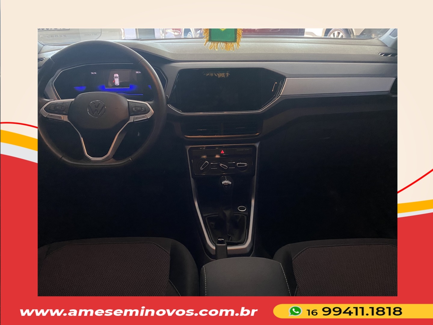 VOLKSWAGEN T-CROSS 1.0 200 TSI TOTAL FLEX AUTOMÁTICO 2024