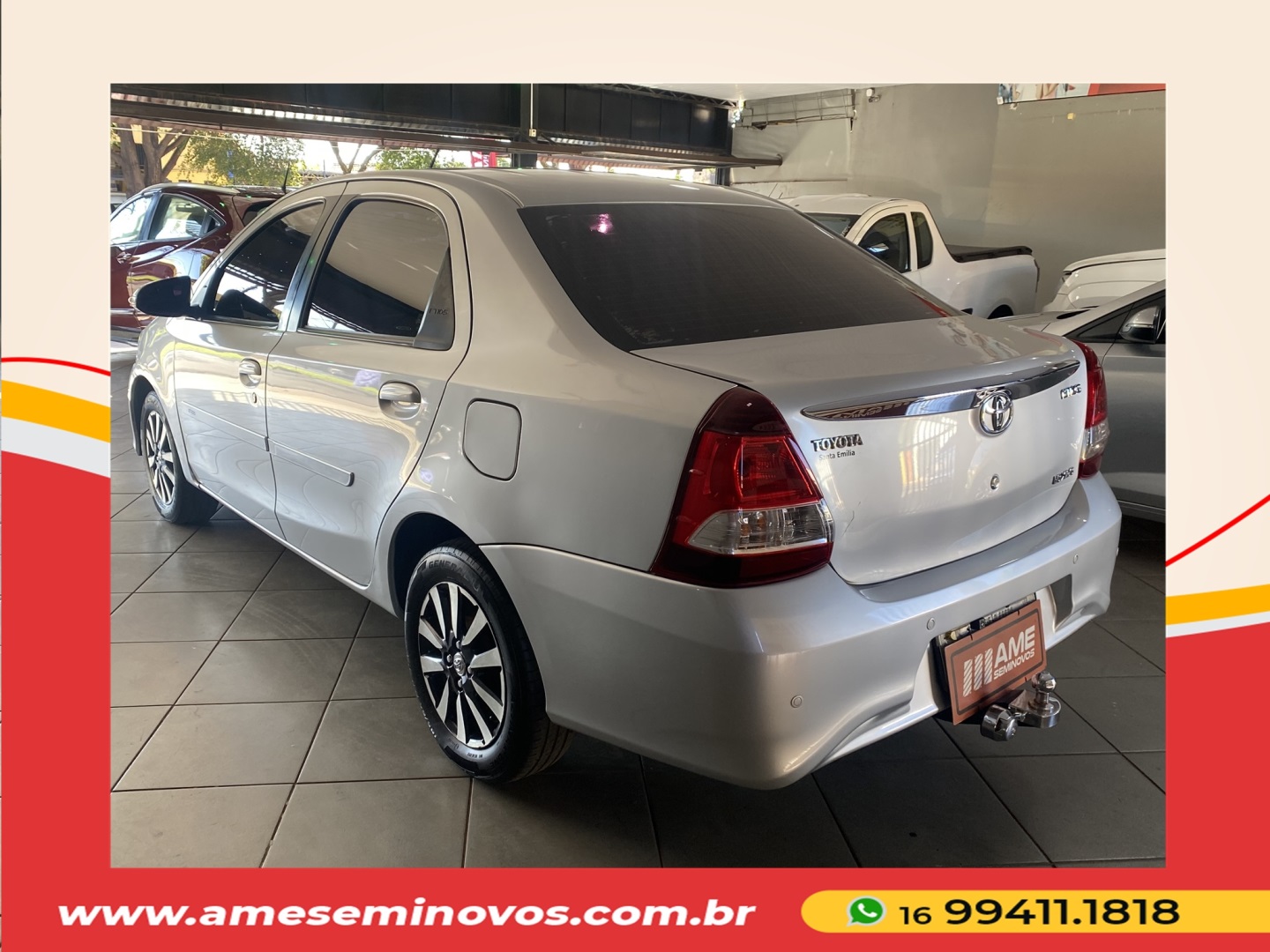 TOYOTA ETIOS 1.5 XLS SEDAN 16V FLEX 4P AUTOMÁTICO 2019