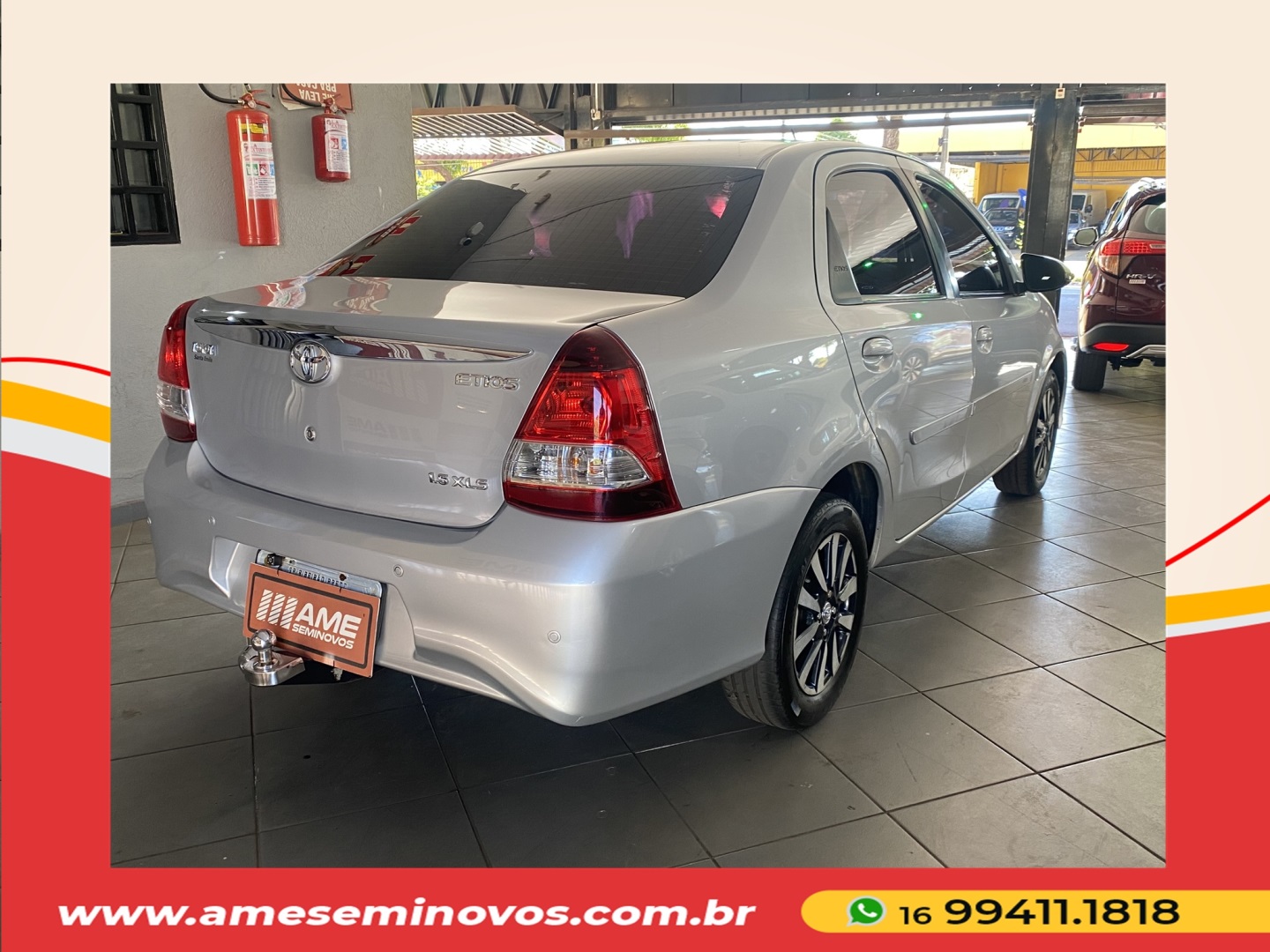 TOYOTA ETIOS 1.5 XLS SEDAN 16V FLEX 4P AUTOMÁTICO 2019
