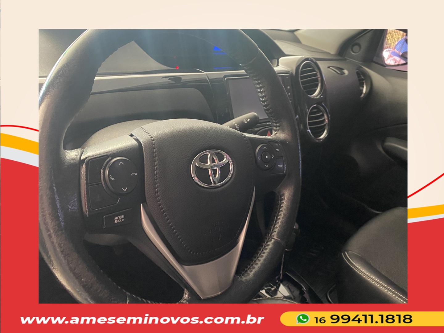 TOYOTA ETIOS 1.5 XLS SEDAN 16V FLEX 4P AUTOMÁTICO 2019
