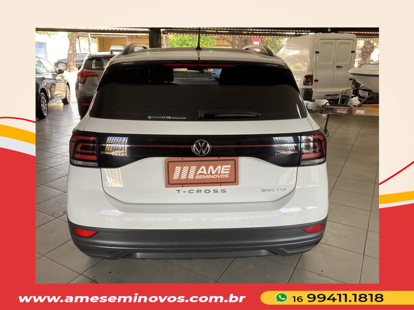 VOLKSWAGEN T-CROSS 1.0 200 TSI TOTAL FLEX AUTOMÁTICO 2024