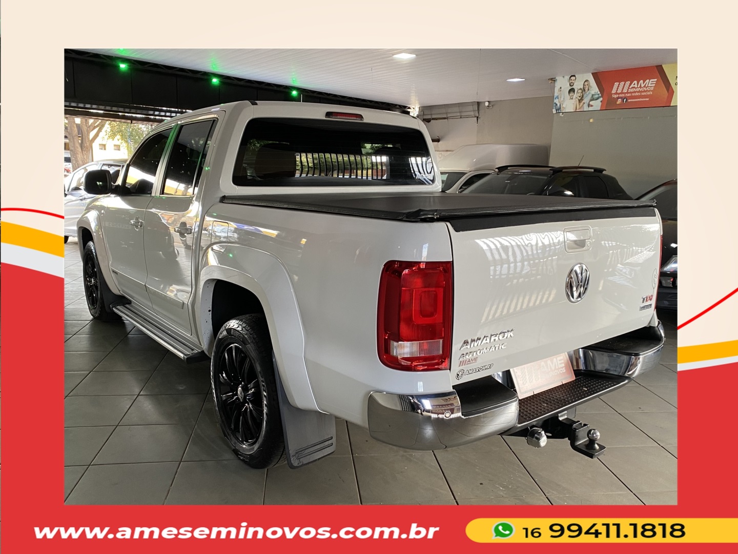 VOLKSWAGEN AMAROK 2.0 HIGHLINE 4X4 CD 16V TURBO INTERCOOLER DIESEL 4P AUTOMÁTICO 2016