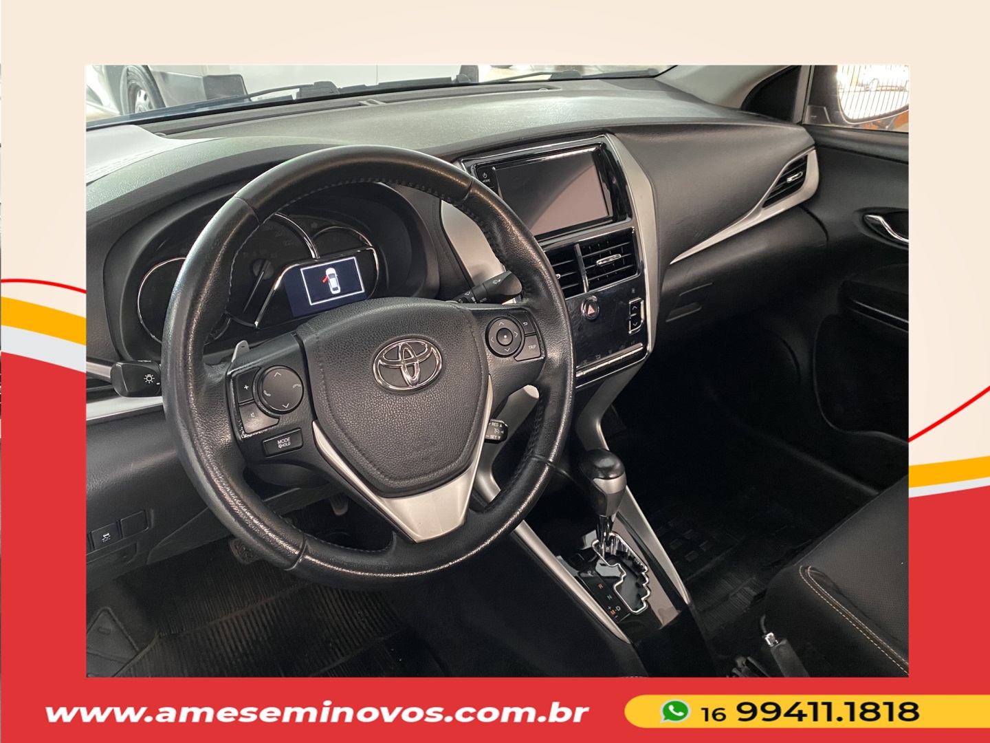 TOYOTA YARIS 1.5 16V FLEX SEDAN XLS MULTIDRIVE 2019