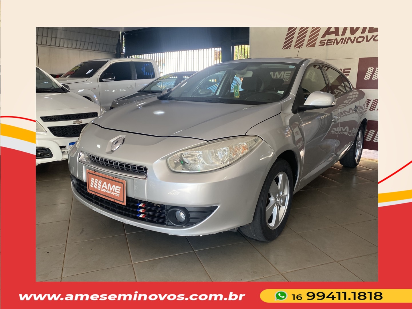 RENAULT FLUENCE 2.0 DYNAMIQUE 16V FLEX 4P AUTOMÁTICO 2012