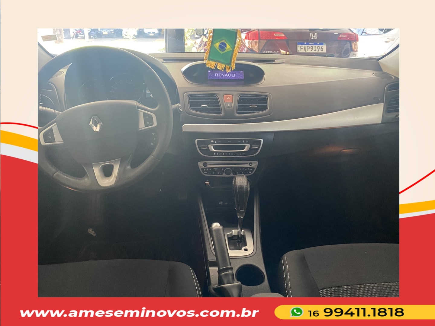 RENAULT FLUENCE 2.0 DYNAMIQUE 16V FLEX 4P AUTOMÁTICO 2012