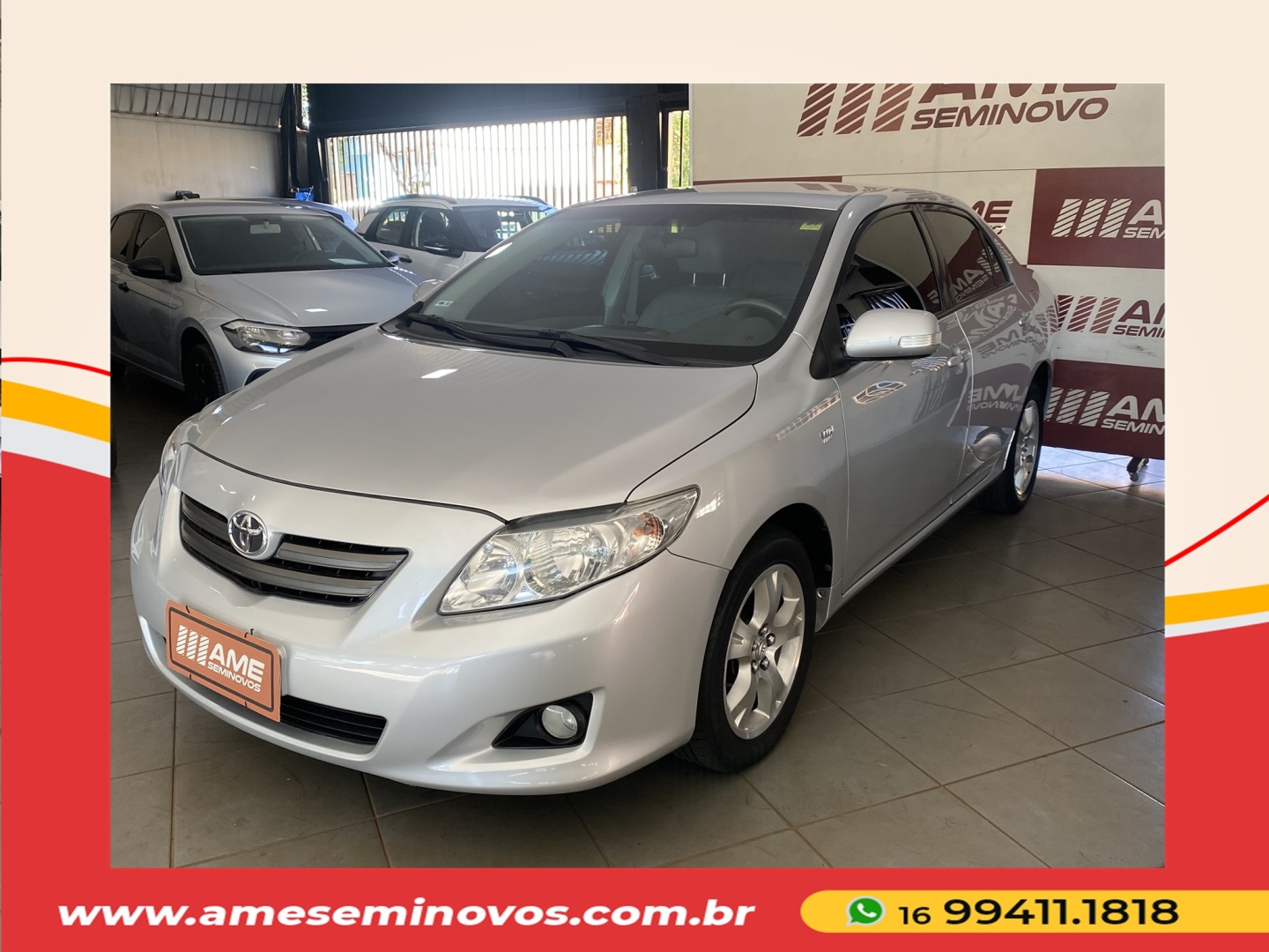 TOYOTA COROLLA 1.8 XEI 16V FLEX 4P AUTOMÁTICO 2009