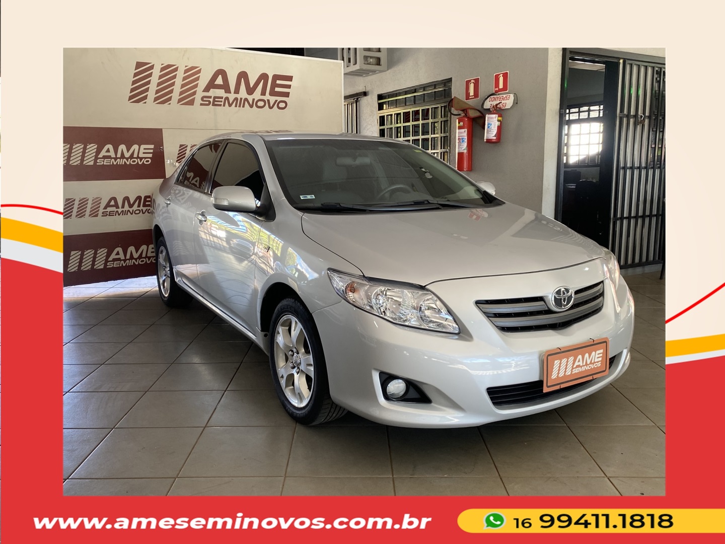 TOYOTA COROLLA 1.8 XEI 16V FLEX 4P AUTOMÁTICO 2009