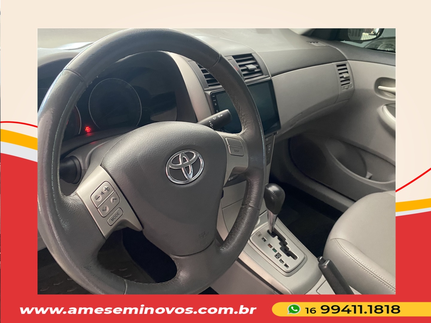 TOYOTA COROLLA 1.8 XEI 16V FLEX 4P AUTOMÁTICO 2009