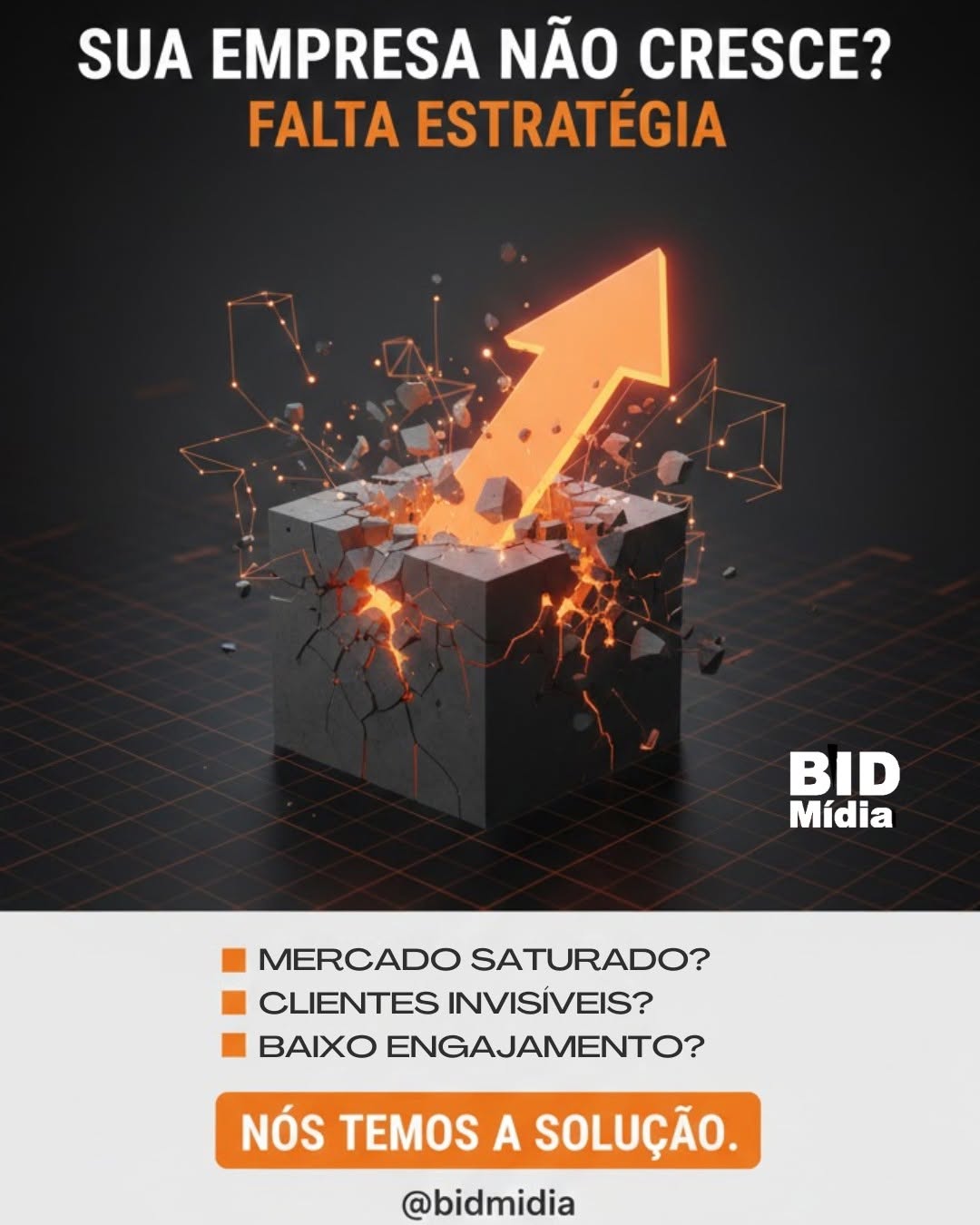 Sua empresa estagnou ou os resultados demoram a aparecer? 📉 O problema pode não ser o seu produto, mas a falta de uma estratégia clara de crescimento.

No mercado digital, não basta estar presente; é preciso ter posicionamento, autoridade e um funil que realmente converta curiosos em clientes. Aqui na Bid Mídia, transformamos dados em performance e criatividade em faturamento. 🚀

Chega de tentar adivinhar o que funciona. É hora de aplicar o que gera resultado real.

Dê o próximo passo na evolução do seu negócio. 📈

#marketingdigital #bidmidia #estrategiadigital #gestaodetrafego #posicionamentodemarca #performance #crescimentobusiness #agenciademarketing #socialmediastrategy #vendasonline #marketingderesultados